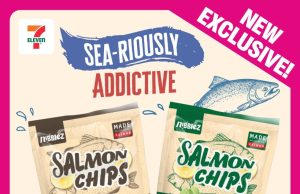 Nibble Salmon Chips debut at 7-Eleven Singapore