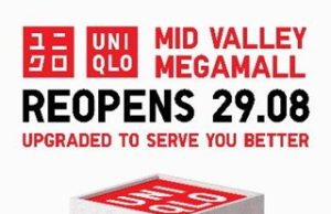 UNIQLO Mid Valley Megamall Store Reopens August 29