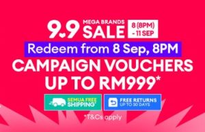Lazada 9.9 Mega Brands Sale: This 9.9 You Can Shop Until Syiok… And Still Guilt-Free Lah!