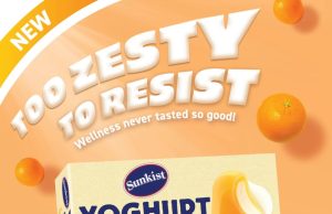 Enjoy the luscious taste of Sunkist Yoghurt Creamsicle