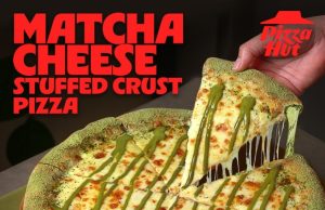 Limited-time Matcha Cheese Crust Pizza lands in Brunei