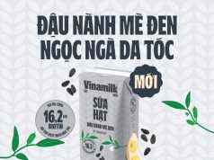 New Vinamilk Black Sesame Soy Nut Milk boosts skin and hair health