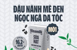 New Vinamilk Black Sesame Soy Nut Milk boosts skin and hair health