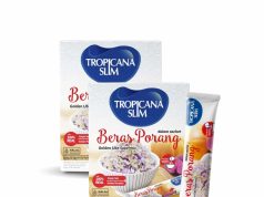 Tropicana Slim konjac rice now combined with purple yam and pumpkin