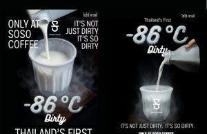 SoSo Coffee debuts Thailand’s first -86°C dirty coffee