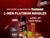 L-Men muscles into mealtime with high-protein Platinum Noodles