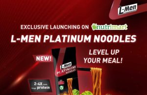L-Men muscles into mealtime with high-protein Platinum Noodles