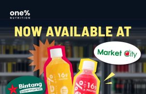 Protein meets refreshment: One% Nutrition recently debuts strawberry and honey lemon protein water