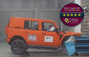 iCAUR V23 AWARDED 5-STAR ASEAN NCAP RATING