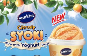 Sunkist Orange Yoghurt ice cream now with a yoghurt twist