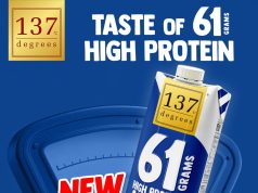 Simple Foods upsizes 137 Degrees High Protein Almond Milk: 61g protein highlighted, balance still key