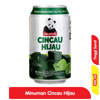 cap panda cincau hijau