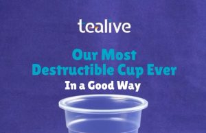 Tealive and Lyfecycle partner to roll out self-destructing cups