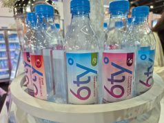 6ty Degrees Mineral Water offers aroma-based hydration
