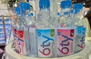 6ty Degrees Mineral Water offers aroma-based hydration