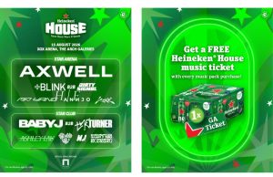 HEINEKEN® ANNOUNCES AXWELL TO HEADLINE THE ALL-NEW HEINEKEN® HOUSE