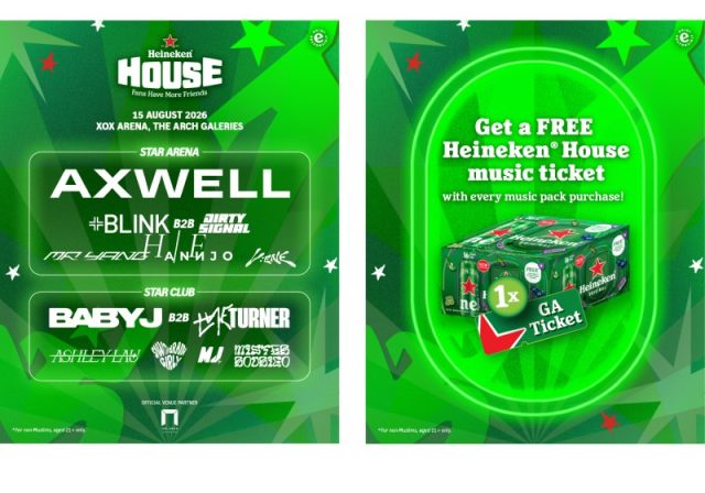 Heineken® House brings a diverse mix of music experiences, creating opportunities for new connections