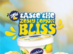 A taste of sunshine in every scoop Sunkist launches Zesty Lemon Bliss