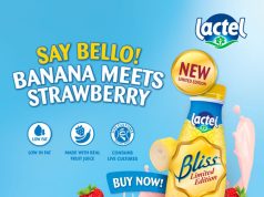 Strawberry Banana Delight is the new limited edition Lactel Bliss flavour