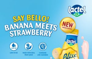 Strawberry Banana Delight is the new limited edition Lactel Bliss flavour