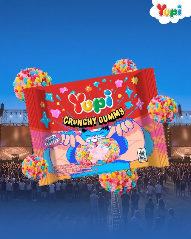 yupi gummy crunchy