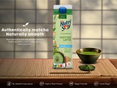 Enjoy the authentic taste of green tea and naturally smooth soya milk with every glass of plant-based matcha latte