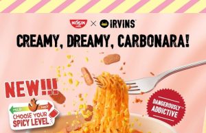 Nissin Foods Singapore and Irvins expand collaboration with Salted Egg Carbonara bowl noodle