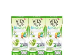 New Vita Plus+ Biogurt plant-based soy milk with postbiotics and fibre