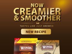 Etika refreshes WONDA 3-in-1 coffee recipe