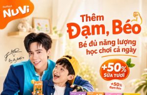 Nutifood Vietnam boosts with NuVi Fruit Milk Drink +50% Fresh Milk