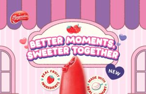 Revel in the sweet and sassy delight of F&N MAGNOLIA’s new limited edition My Melody & Kuromi Strawberry and Yoghurt Ice Confection!