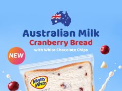 Mighty White Bakery refreshes portfolio with Australian Milk Cranberry Mighty Slice
